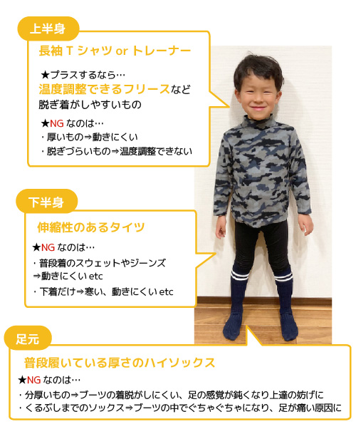 身支度の例（前）